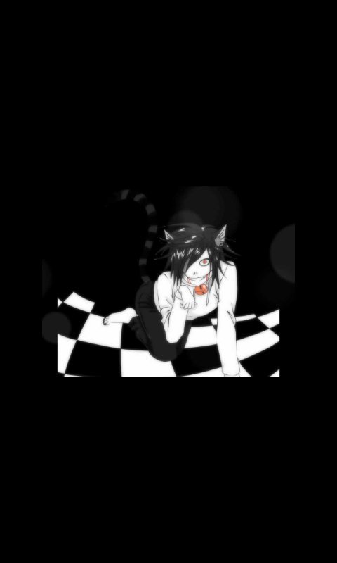 maximum5829's tweet photo. jeff the killer looks so cute as a cat 😍💖😄 https://t.co/9db8JXim1A