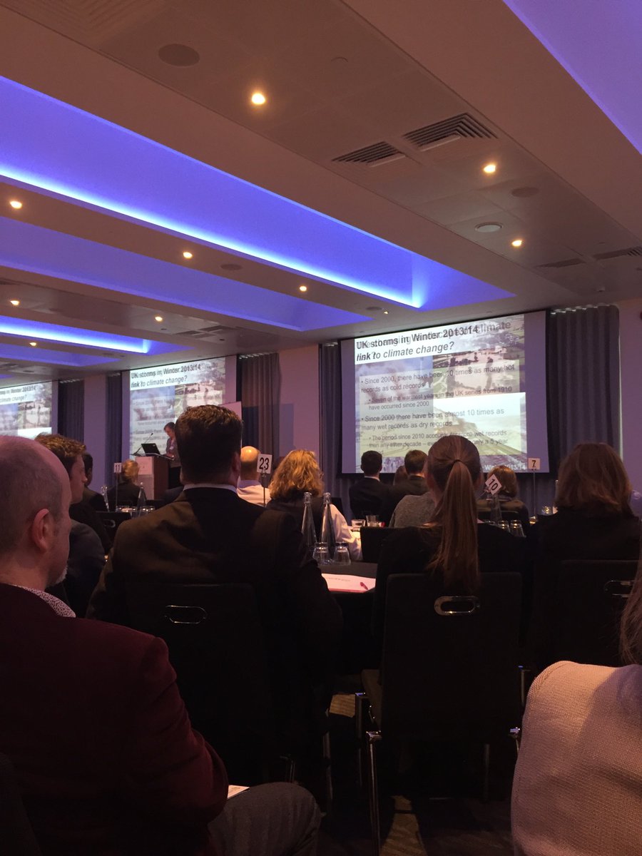 #thecarbontrust Dame Julia Slingo, Met office.  Climate change is driving extreme high impact weather #PSCarbon
