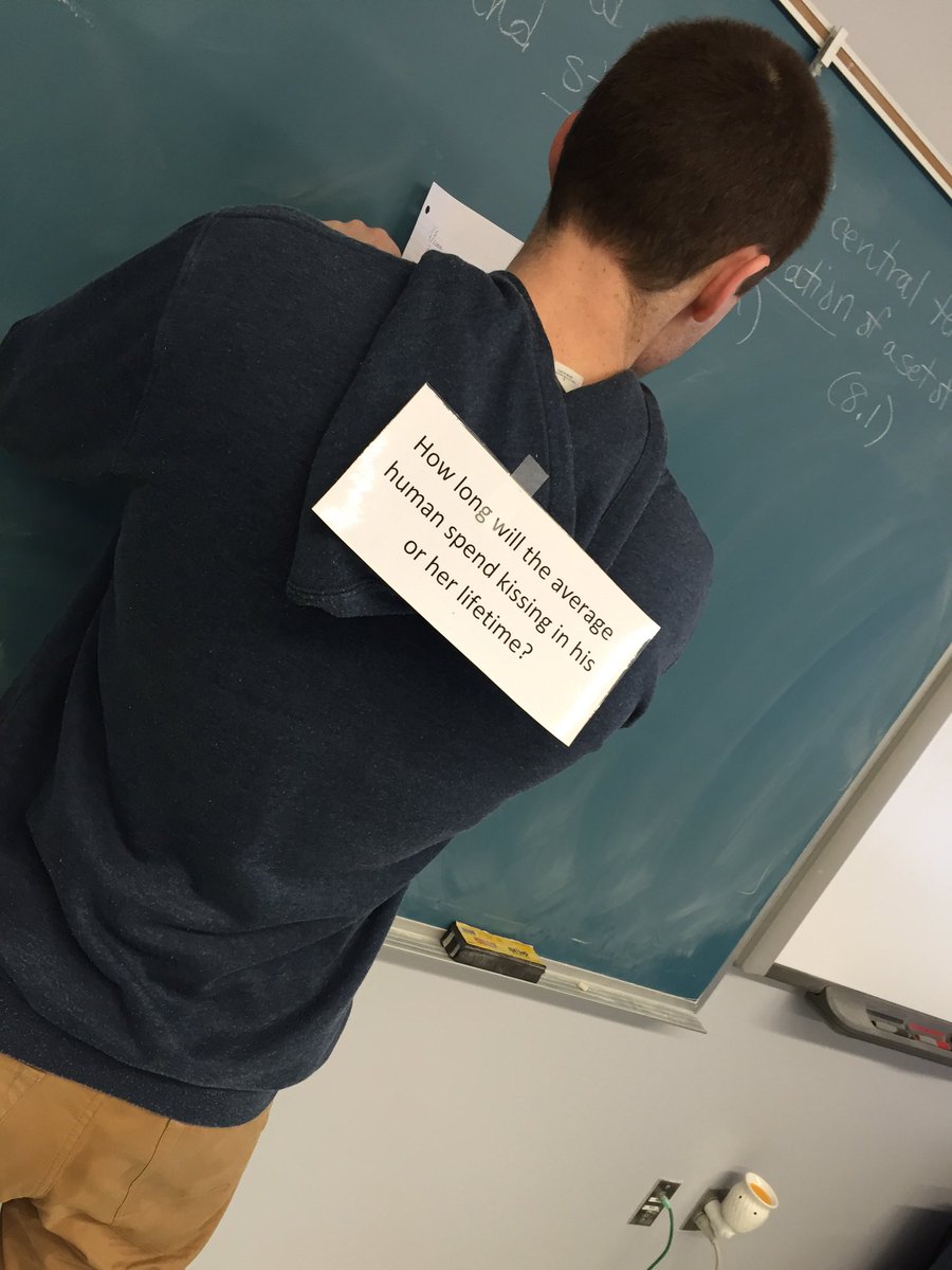 MHSS_Hickman's tweet image. Measures of central tendency #sillyquestions #sillyanswers #algebra2 @kerrigan_john @mhssprincipal @JoanneDeignan