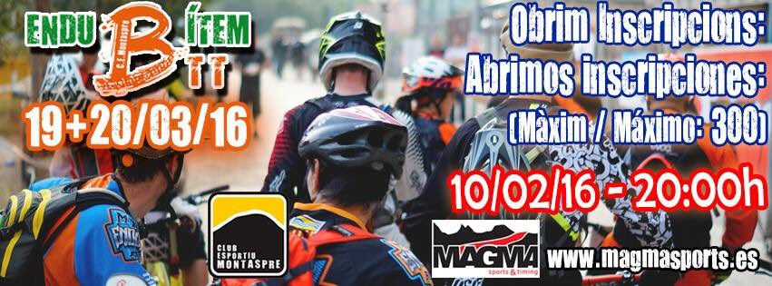 EnduBitemBTT's tweet photo. 5 hores per obrir inscripcions #EnduBitemBTT #INTENSEEnduroSeries #CopaCatalana @mtbdreamers @intensespain https://t.co/gmPHP2OUdE