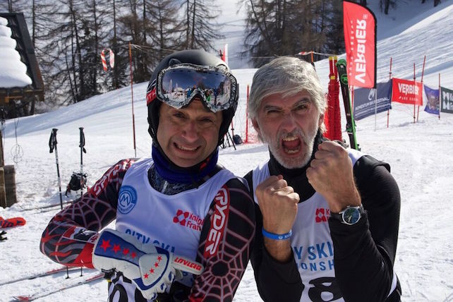 Spot the celebrities at the City Ski Championships: wl2s.co/1T7c1zC