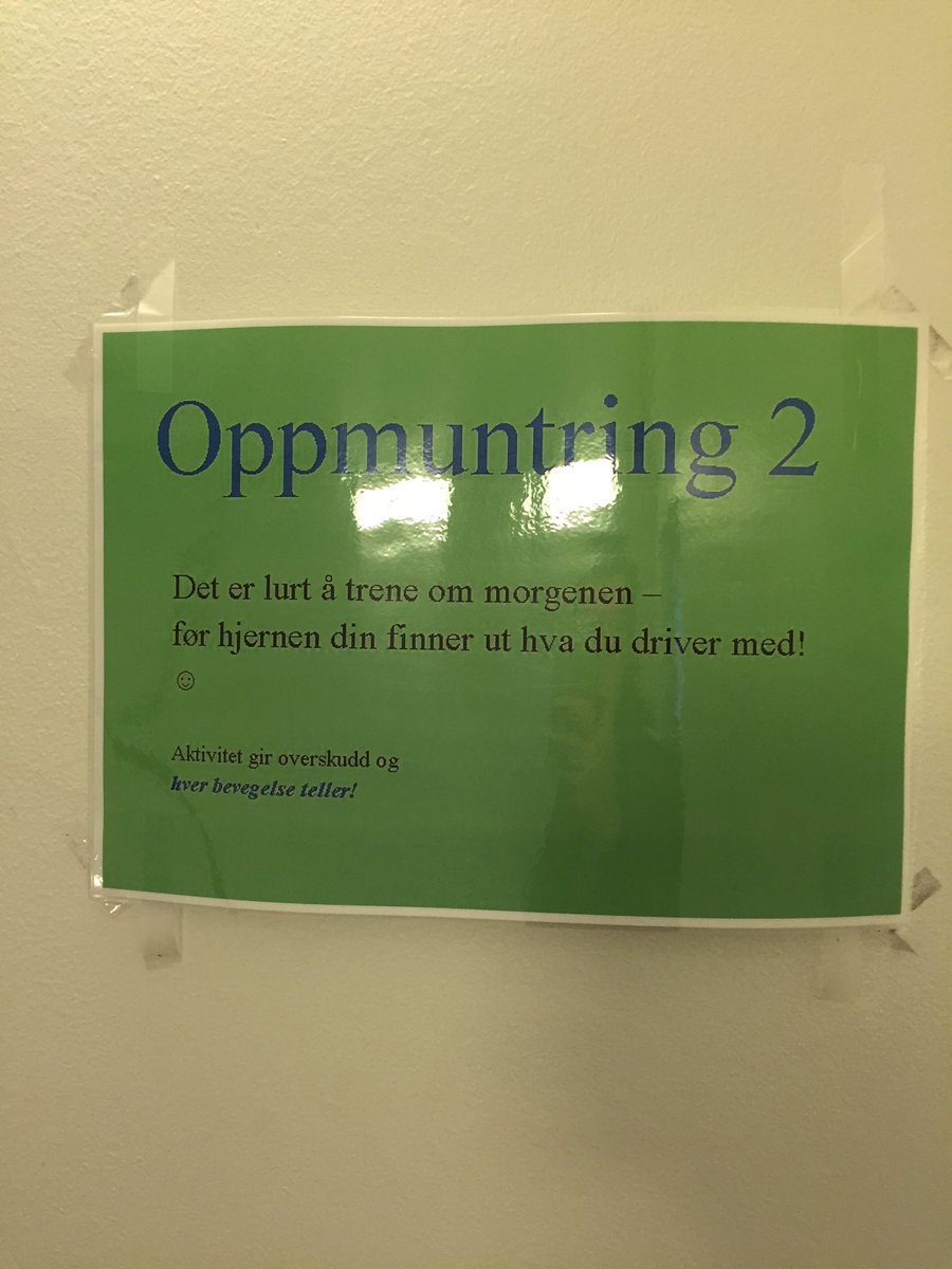 Ullevål sykehus vet å motivere folk som tar trappa! #hverdagshelse #littermye