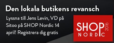 sitoo's tweet image. "Den lokala butikens revansch" - VD Jens Levin på @Shop_Nordic den 14 april #detaljhandel bit.ly/1U6QiGv