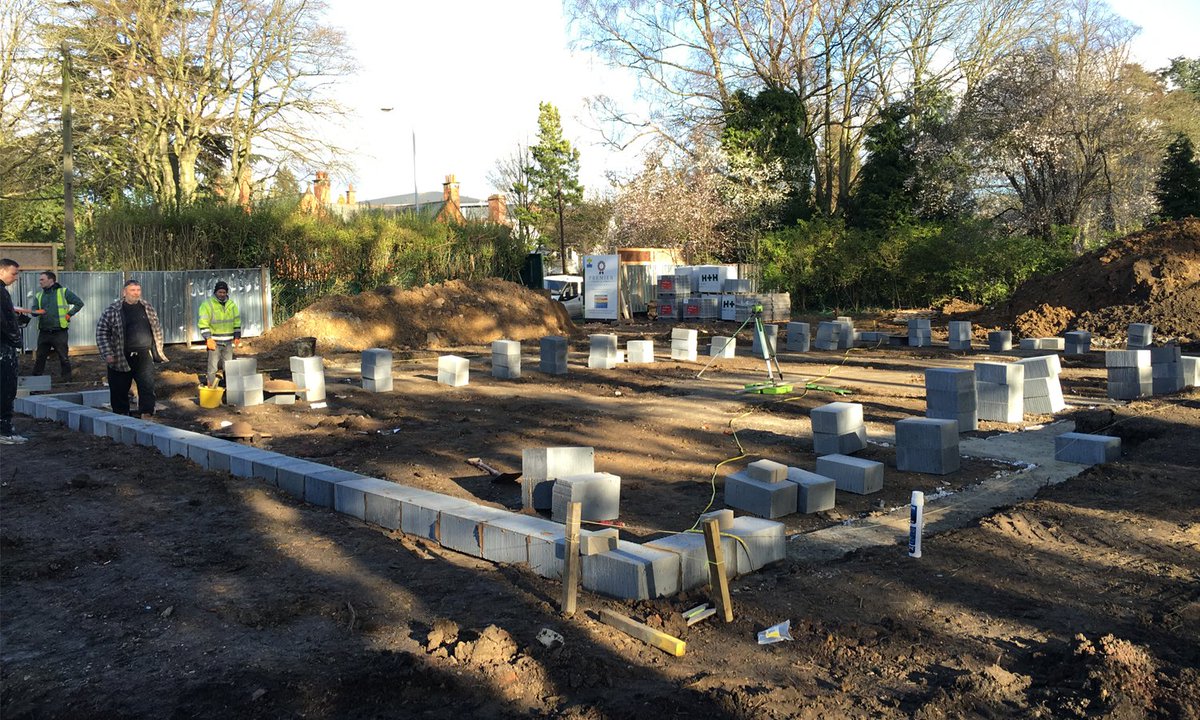 designstudioarc's tweet photo. Were out of the ground! #newbuild 6 bedroom residential large dwelling on site #JustImprove #DSAman #Architects https://t.co/tMMi2aGEWe