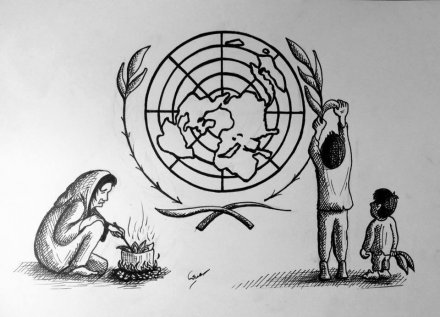 MeltingPotEU's tweet photo. La fame degli assediati vista dagli artisti siriani @TheSyriaCmpgn https://t.co/LuNf43lyOS #refugees #syria #artwork https://t.co/hsIVlgEbrn
