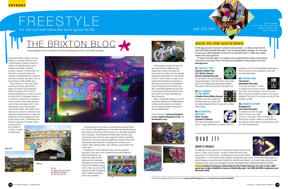 Sya One shares the story of <a href="/Brixtonbloc/">Brixton Bloc</a> in this week's Freestyle - you can check it out here.