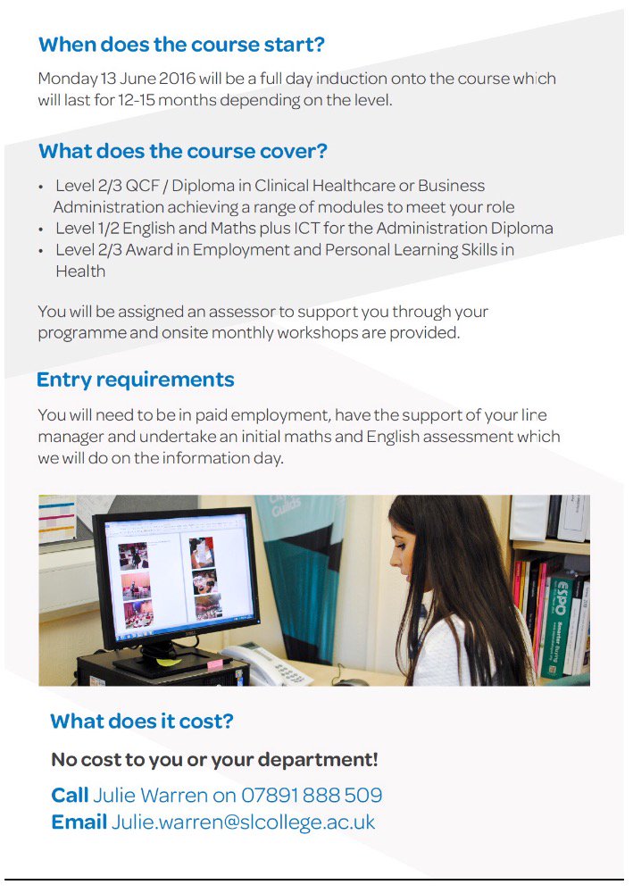 Are you currently working in a clinical health care or administrative role &amp; looking to develop you career? (Part 2)