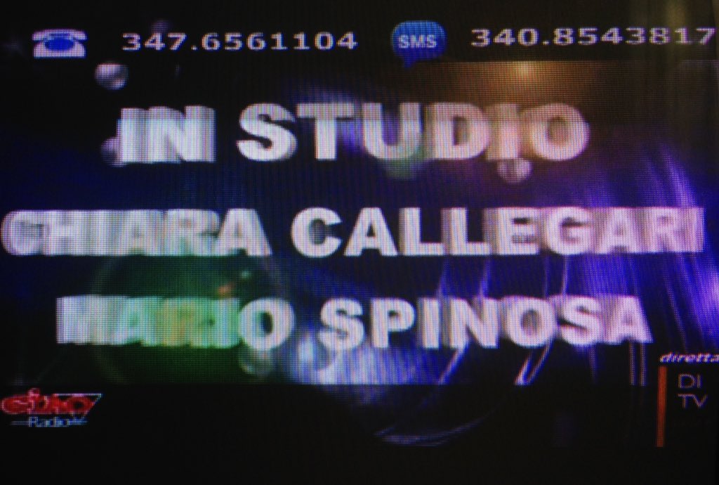Gloriaglori's tweet photo. Ora in diretta su #ditv210 #ciaoradio e streaming !!! #rugbytime e #musicexpress @ChiaraCalle_ @mario_spinosa https://t.co/qf6fidNRT8