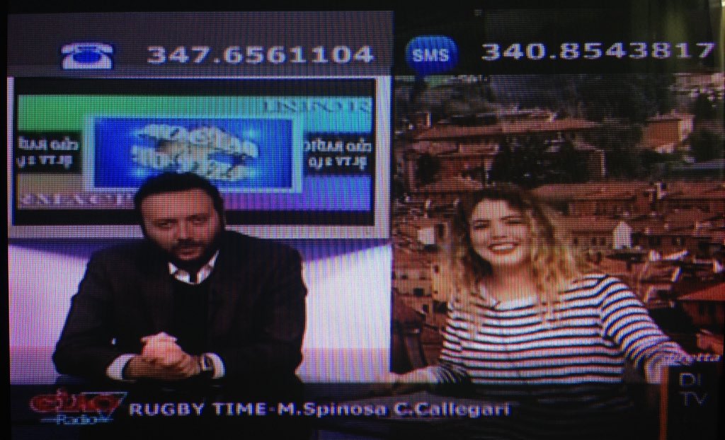 Gloriaglori's tweet photo. Ora in diretta su #ditv210 #ciaoradio e streaming !!! #rugbytime e #musicexpress @ChiaraCalle_ @mario_spinosa https://t.co/qf6fidNRT8