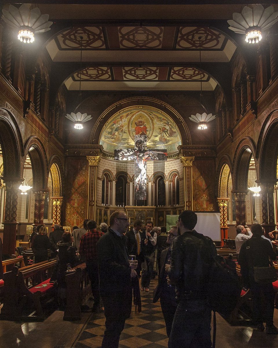 Stations2016L's tweet photo. Highlights of #Stations2016 Launch @KingsCollegeLon and a private view of Station One @TduffyArtist #AaronRosen https://t.co/rMFmGtujrv