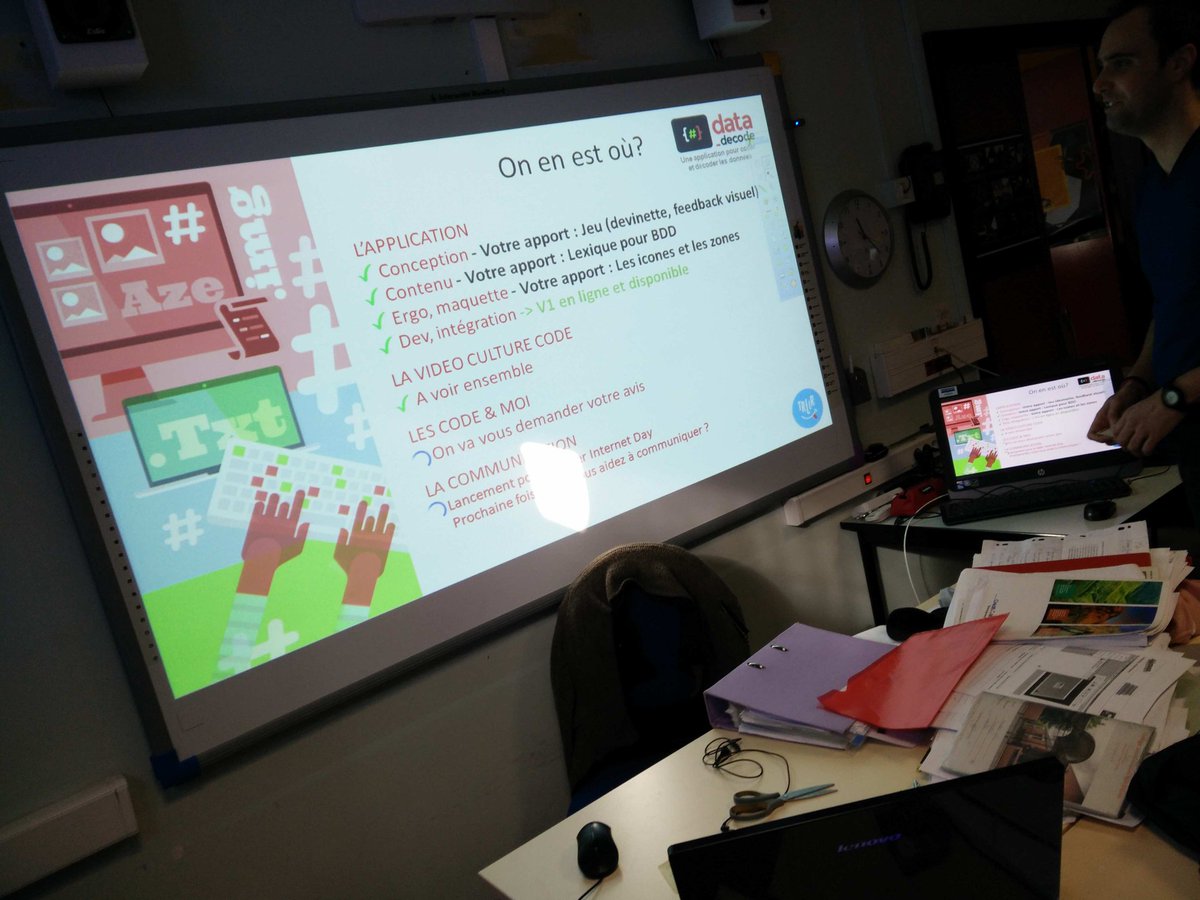 mirayoki's tweet image. Team #CodeDecode de @tralalere avec un super panel primaire sur #DataDecode