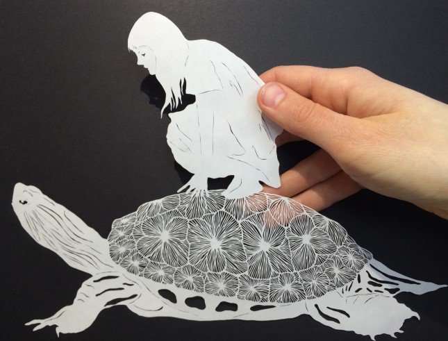 Organiconcrete's tweet photo. Le minuziose sculture di #carta di Maude White
 https://t.co/ZDewTvYote #paper #sculpting https://t.co/pyq65OQa2z