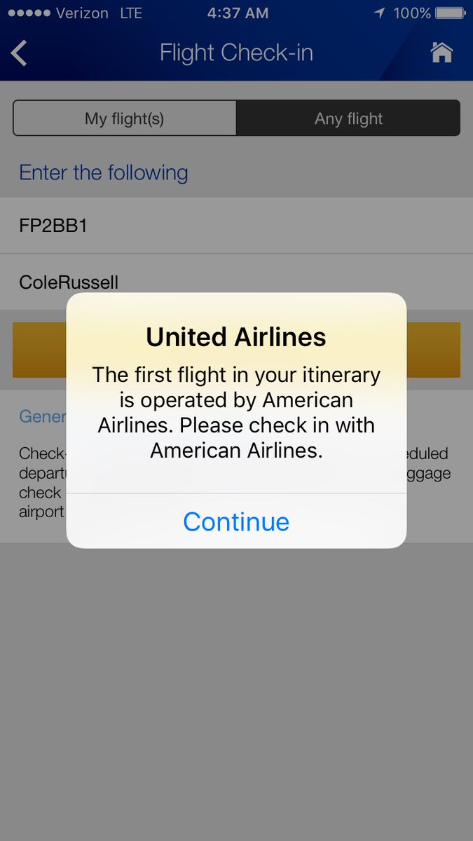 KateRussell11's tweet photo. @united hi, I tried and it says to check with American, but @AmericanAir says to check with u. Can I DM confirm #? https://t.co/n14srXaZz7