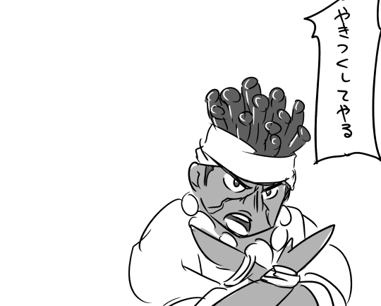 アヴドゥルらくがき 
