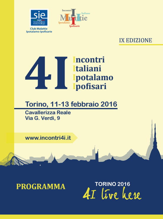 IBSAItalia's tweet photo. IX Edizione - 4I - Incontri Italiani #Ipotalamo #Ipofisari
11-13 febbraio 2016 https://t.co/WfzNJm9IC3 https://t.co/fsvZMHLCLF