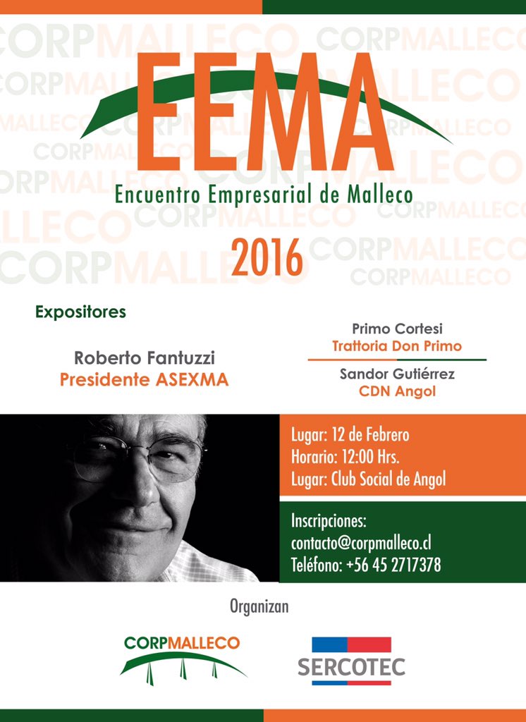 Corpmalleco's tweet image. Quedan pocos cupos, inscríbete al correo contacto@corpmalleco.cl