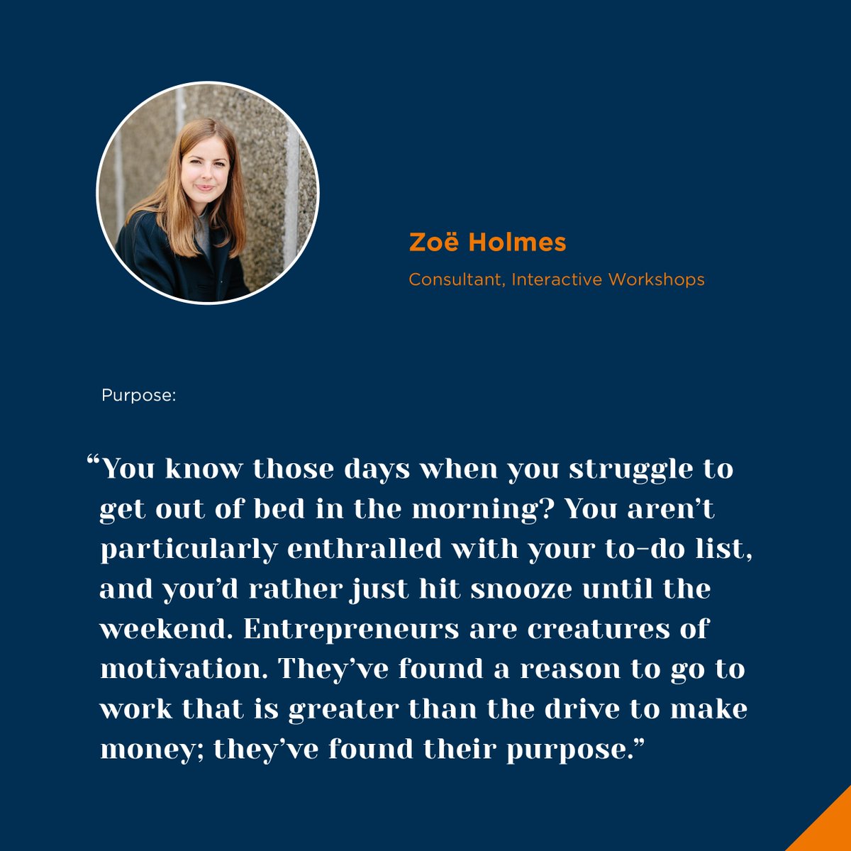 Qworkforce's tweet image. Quote from @ZOEBARKERDRAWS , our resident illustrator/writer. Midweek challenge – what’s your purpose today?