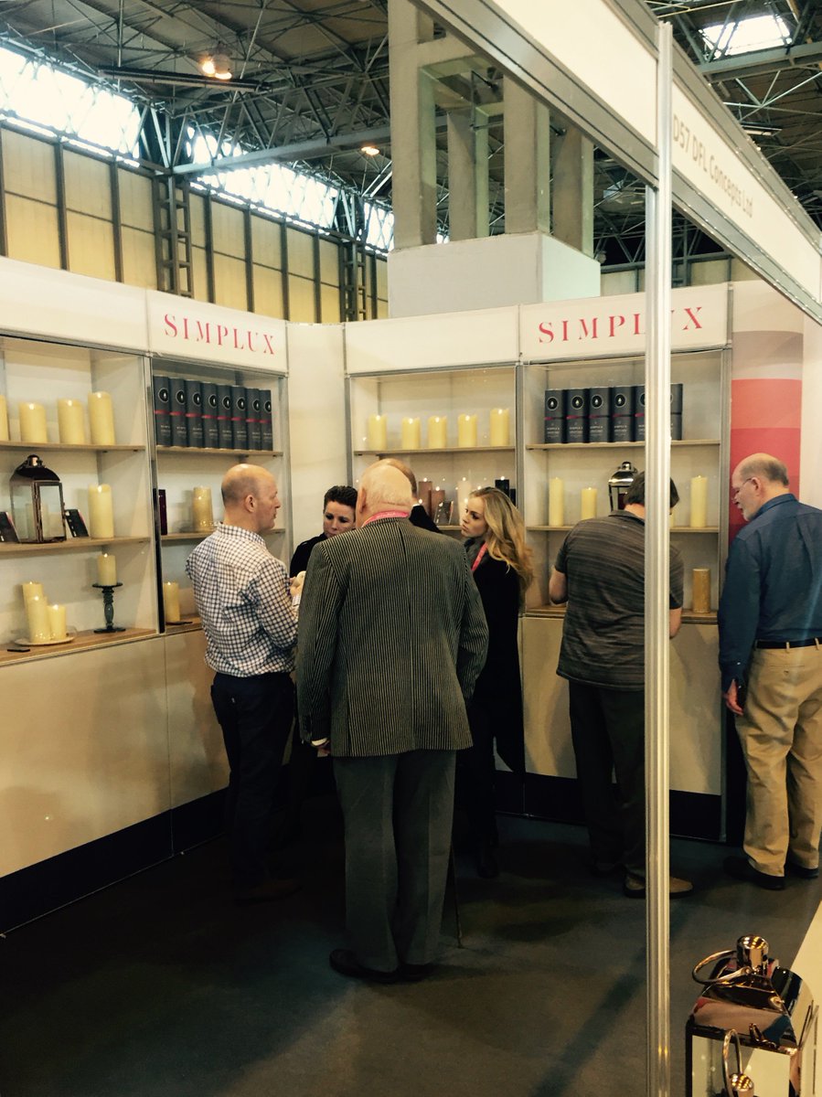 Mysimplux's tweet photo. Another busy show !!  #Springfair16 #flameless #candles #mysimplux #simplux #tradeshow https://t.co/95qS9bnN71