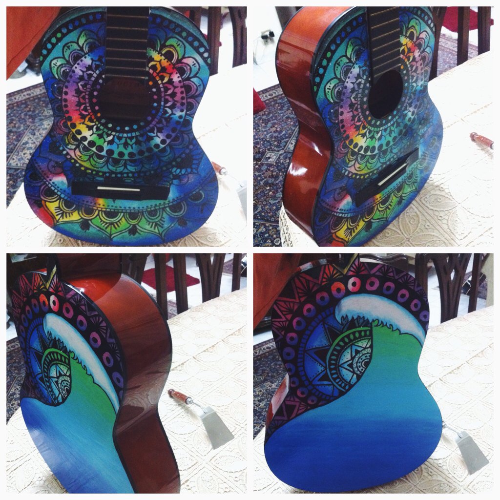 Labradorite_'s tweet image. When you suck at music so you put in the only thing you know how to do.. Before and after💁