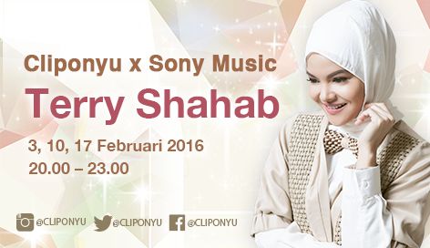 SonyMusicID's tweet photo. Halo @TerryLizers malam ini jangan lupa ikutan chat bareng @terrylize di @CLIPONYU jam 20.00 https://t.co/kYHtrq3kVD