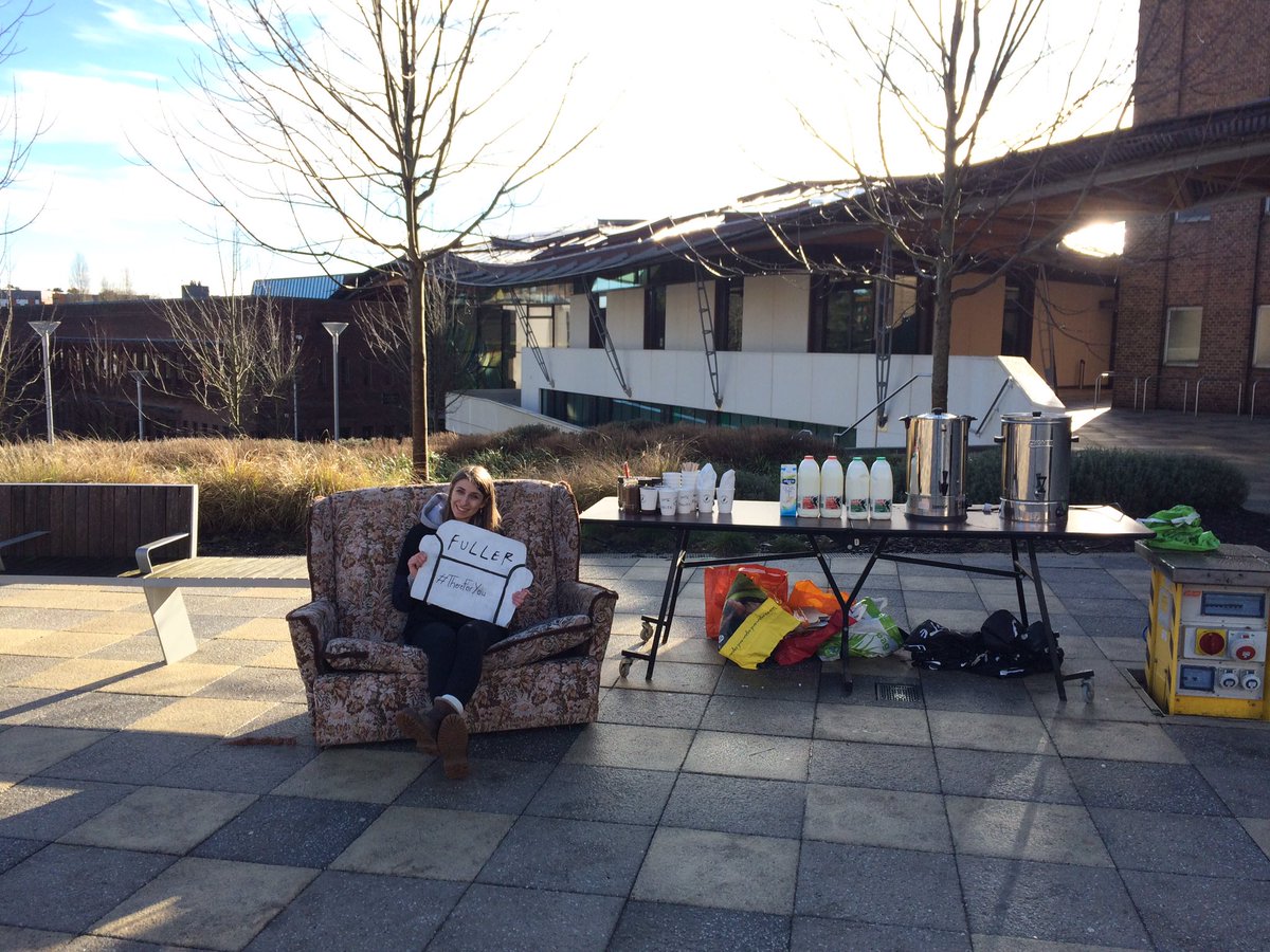 The sun is shining and we're giving out free tea and coffee - happy Wednesday!! ☀️☕️ #thereforyou #ExeterVote