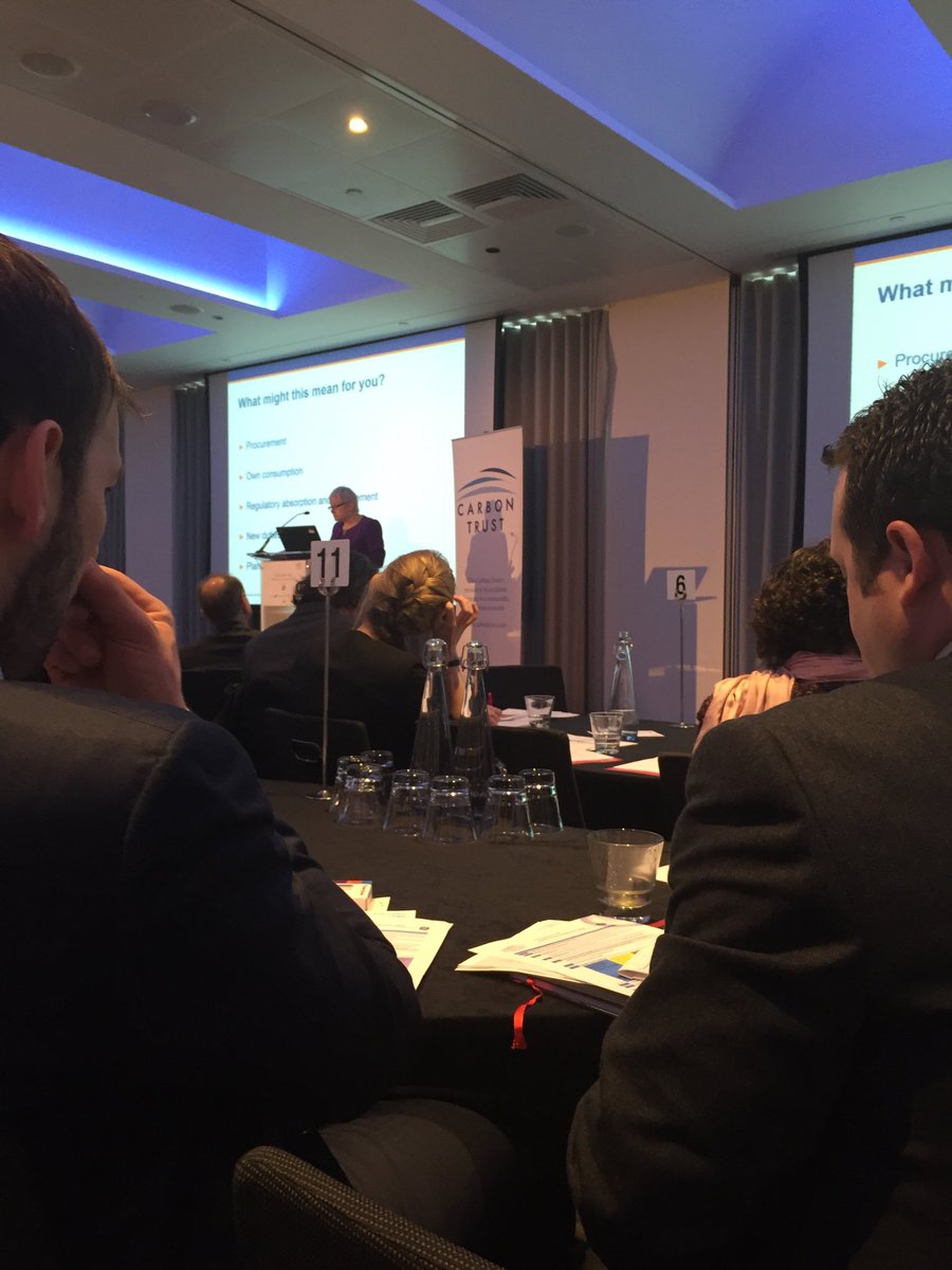 #thecarbontrust UK energy decarbonisation means 450g CO2/kWh down to 100g CO2/kWh. #PSCarbon