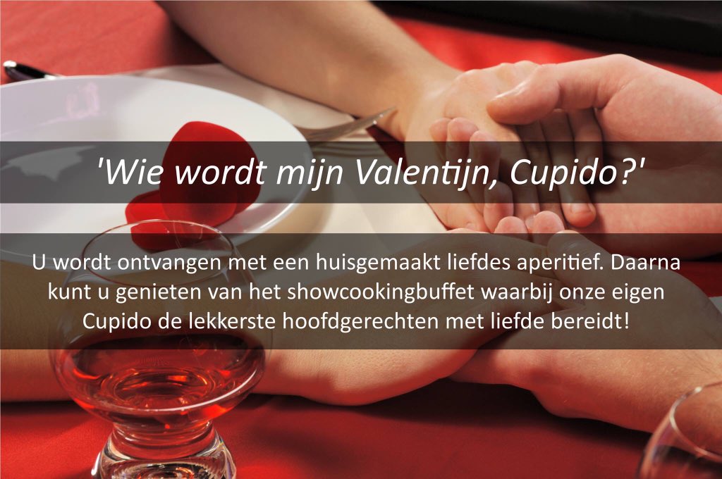 De_Nije's tweet photo. Op Valentijnsdag wordt u ontvangen met een huisgemaakt liefdes aperitief! Bel 0522-491215 om een tafel te reserveren https://t.co/MokcwlcgKw