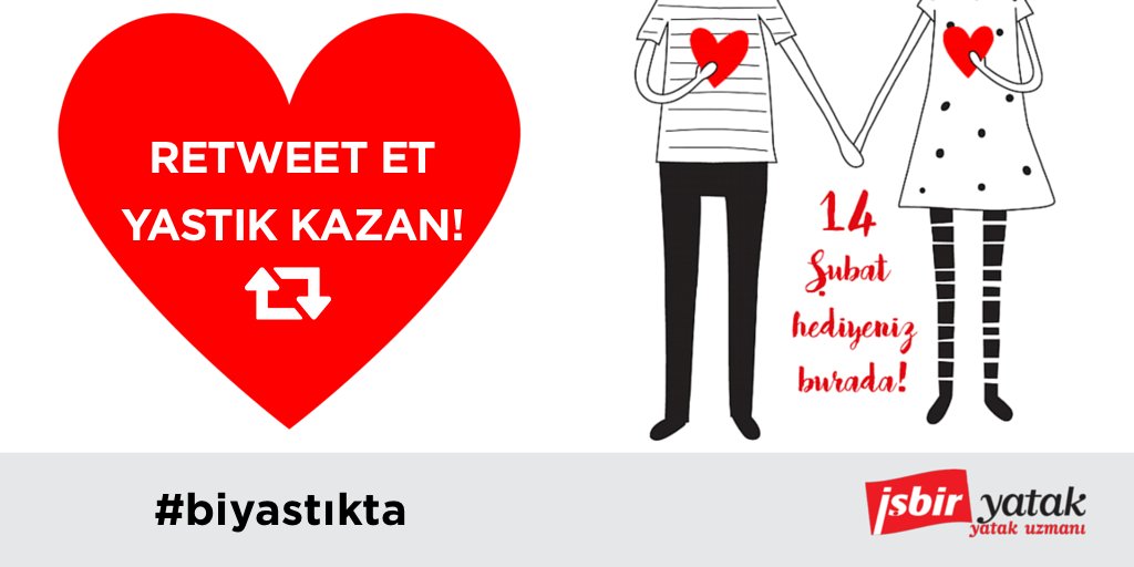 Sevgililer Günü hediyeniz İşbir Yatak'tan. #biyastıkta mutlu bir ömür için RT et, #Polirest yastık kazan! ❤️