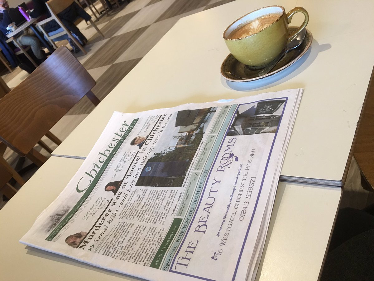 deanoadams's tweet photo. #coffeeandHeraldtime @HH_Chichester https://t.co/CKZcy0P9WJ