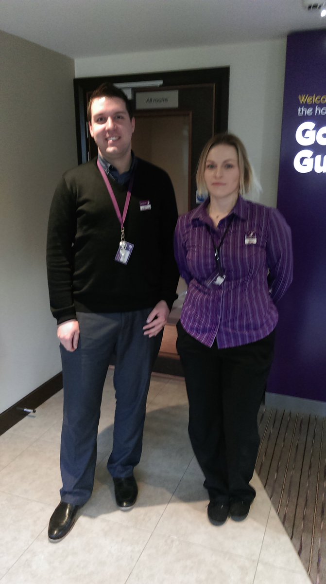 Awesome OM in Tomas and Basia at Millngavie. Quote: it's a pleasure cleaning ID4 rooms. How inspiring is that!