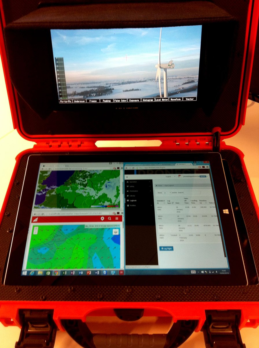 Argus_Vision's tweet photo. New groundstation for drone-operations; integration of @amimon Connex HD link and @idronect for mission control https://t.co/MGZBL9ZMpH
