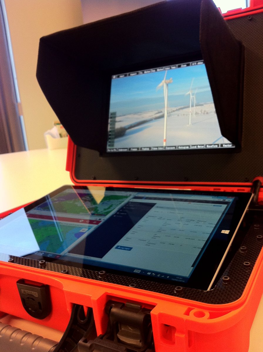 Argus_Vision's tweet photo. New groundstation for drone-operations; integration of @amimon Connex HD link and @idronect for mission control https://t.co/MGZBL9ZMpH