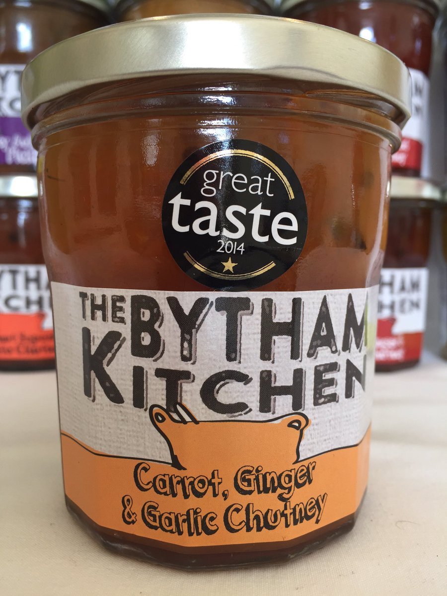 #awardwinners Carrot, ginger &amp; garlic chutney