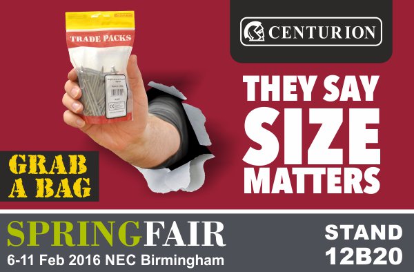 Centurioneurope's tweet photo. Come and check out our new resealable Trade Packs at #SpringFair2016 Perfect for Tradesmen on the go! Stand 12B20 https://t.co/uuDPSvotYU