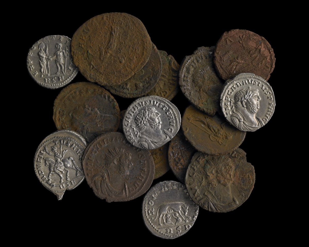 britishmuseum's tweet photo. The 160kg Frome hoard, discovered in 2010, is the largest from Roman Britain found in a single container! #hoards https://t.co/q3beXbsPEH