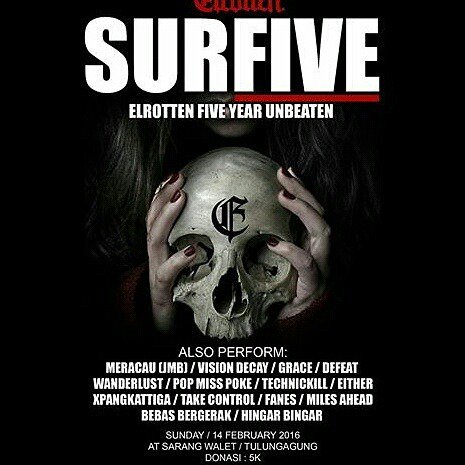 Jangan lupa next gigs kita main kajatan 5 tahunnya Elrotten <a href="/sarang/">呑気放屁</a> walet tgl 14 februari . See ya:))