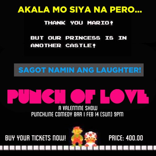 Hopeless romantic? Sawi sa pag-ibig? O talagang gusto mo lang tumawa sa Valentine's Day? #PunchOfLove! Feb 14 (9PM)