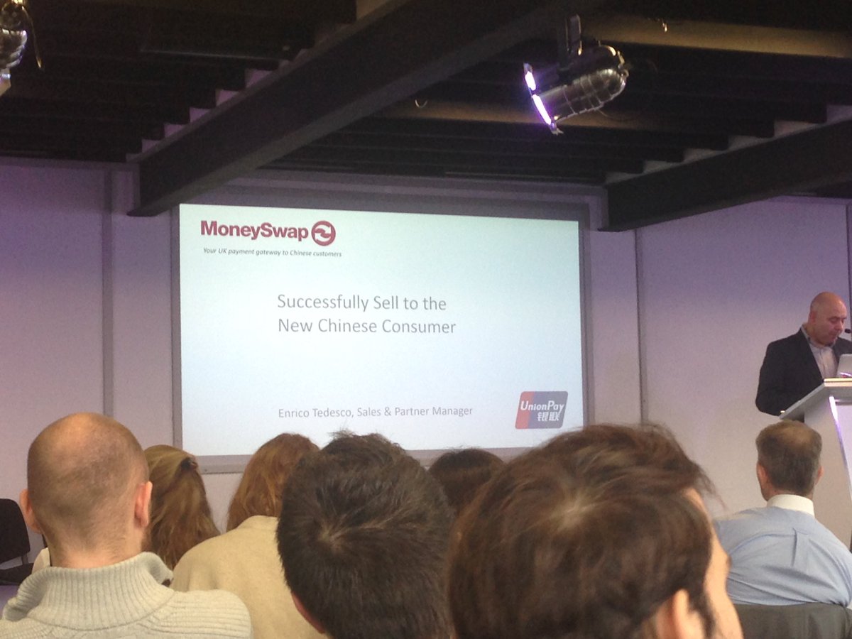 When selling to #chinese consumers accepting #UnionPay is crucial #dao event