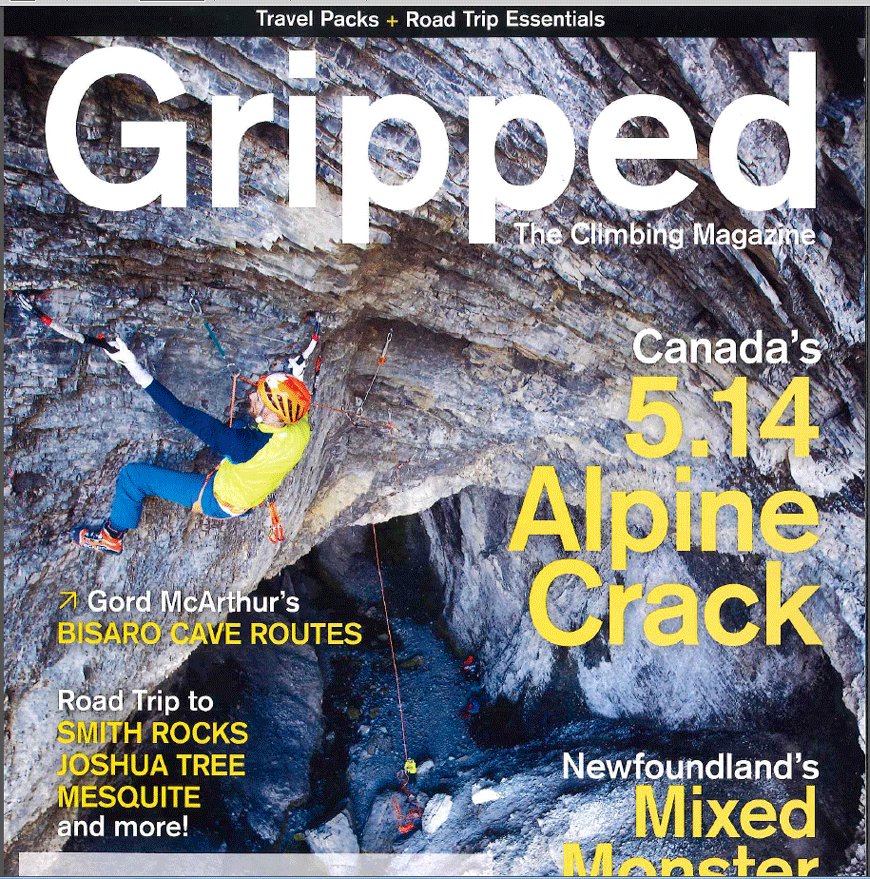 SCARPAspa's tweet photo. Cover of @GrippedMagazine! Gord McArthur on The Storm Giant, Bisaro Cave,BC @Canada !
#scarpamountain #rebelice https://t.co/WqmACQXvQn