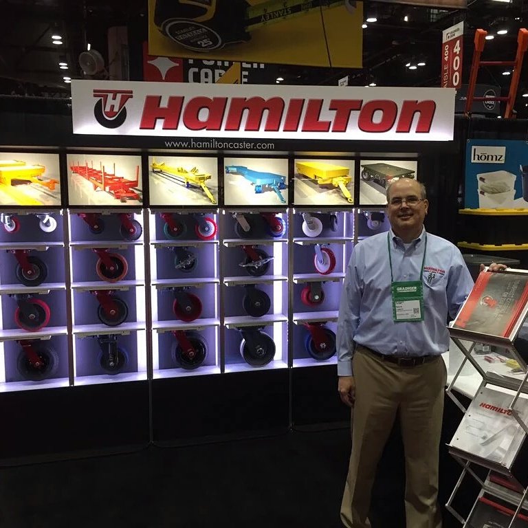 HamiltonCarts's tweet photo. #GraingerShow attendees... Stop by the #Hamilton booth to discuss  #materialhandling solutions.

#GraingerShow2016 https://t.co/8JBUNig0Xm
