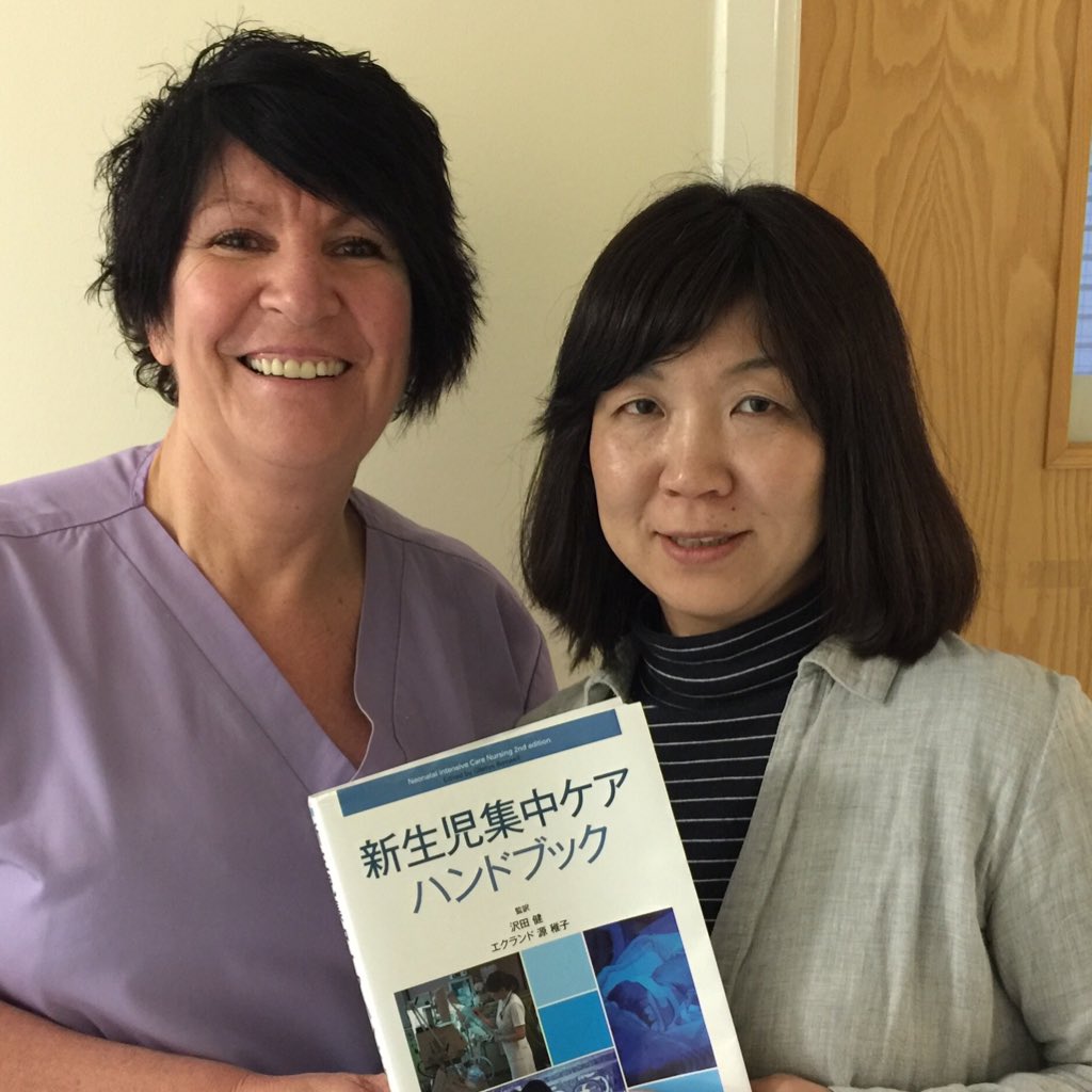 MckeonCarter's tweet photo. #NICU @Derriford_Hosp #japanese #midwife visit details of #ANNP #Glenys' book pub in Japan shared @sue_wilkinsPHNT https://t.co/UDiyuhk24A