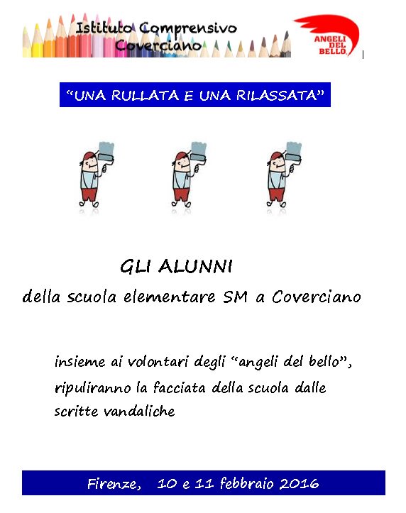 75 bambini con noi, per la scuola Primaria in Via S. Salvi Cristiani (Coverciano): "una rullata e una rilassata"