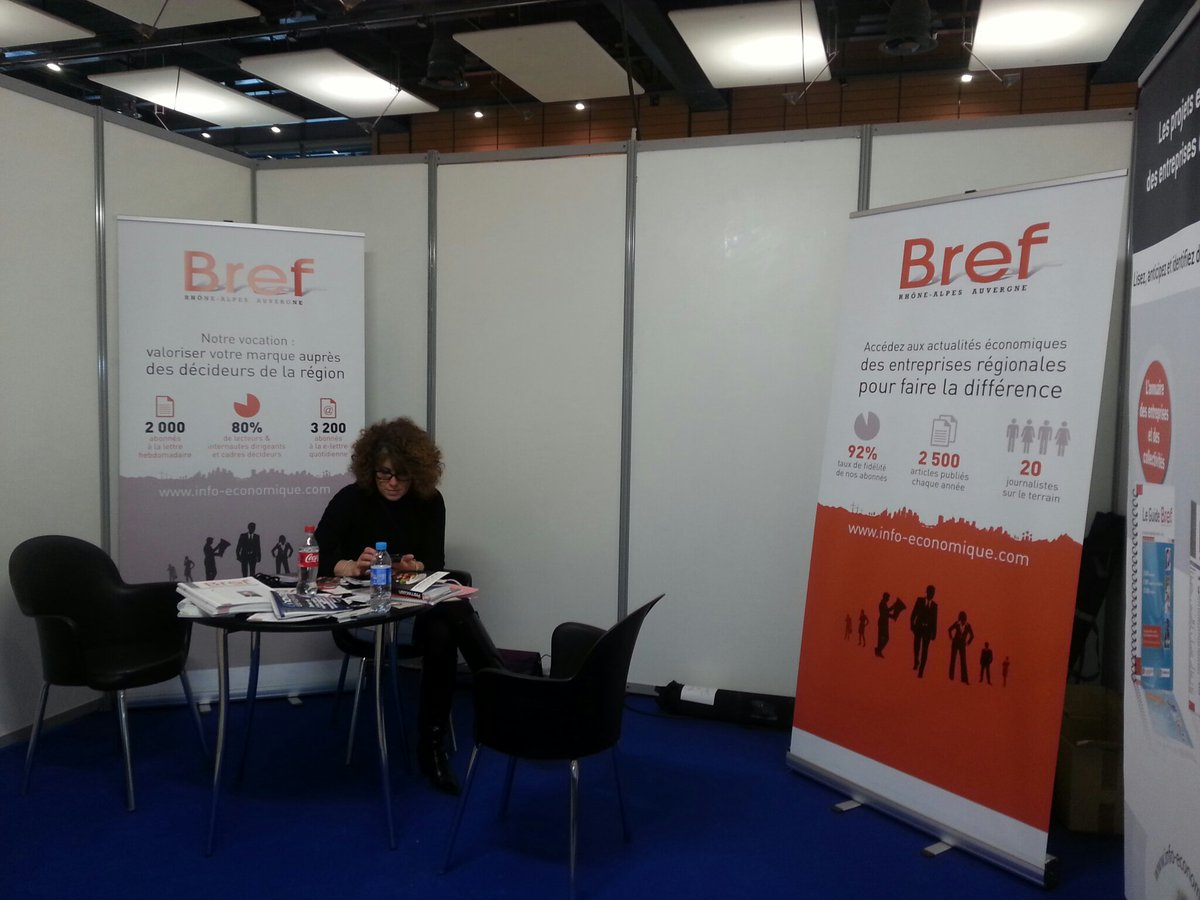 MegdoudAycha's tweet photo. Bref Rhône Alpes Auvergne partenaire du salon enova venez demander votre offre d'essai gratuite sur notre stand c27b https://t.co/5NfZR6Db5U