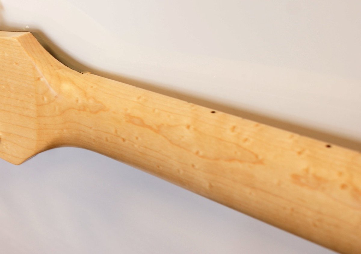 Ok, who loves a bit of nice wood? Beautiful bit of Bird's Eye Maple on one of our new <a href="/GSGuitars/">Gordon Smith Guitars</a>! #gordonsmithguitar