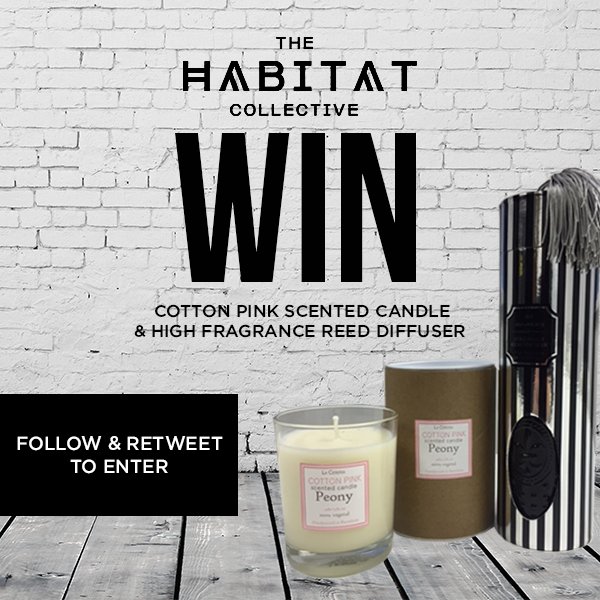 HabitatLove's tweet image. #WIN A Scented Candle &amp;amp; Reed Diffuser from @HabitatLove
#FOLLOW &amp;amp; #RT #COMPETITION #GIVEAWAY bit.ly/1OFinAY