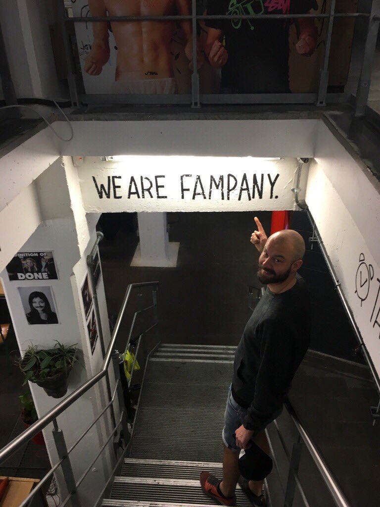 Big fan of The Fampany <a href="/ustwo/">ustwo studios</a> visiting Shoreditch start-up-studio. Looking forward to see <a href="/dicefm/">DICE</a> + adventures grow