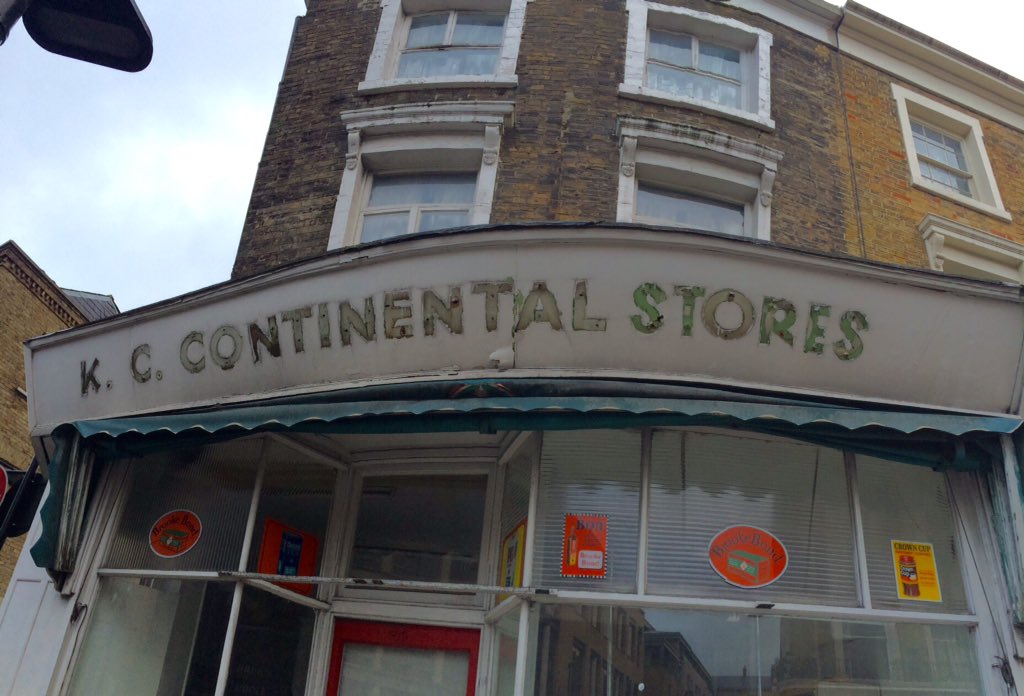 SarkyType's tweet photo. Ghost sign of a different kind, Caledonian Rd, (formerly 3d wood) photo @nataliebraune https://t.co/Qy9VdenM4Q