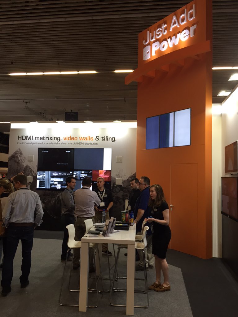 electricstring's tweet photo. @HDMIoverIP great to see you guys @ISE_Show #greatproducts https://t.co/ykakgMoh1p