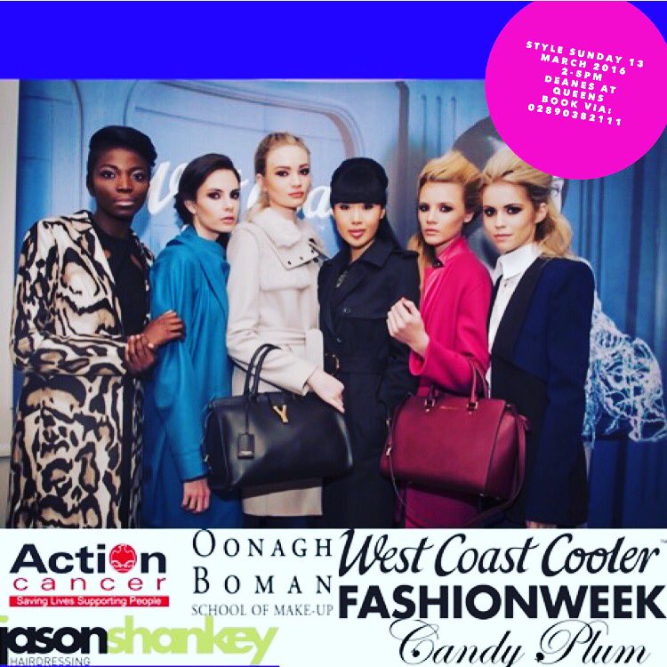 Coming to #stylesunday at <a href="/DeanesAtQueens/">Deanes At Queens</a> on #Sunday 13 Mar? #style #skincare #hair &amp; #makeup tips Call 02890382111