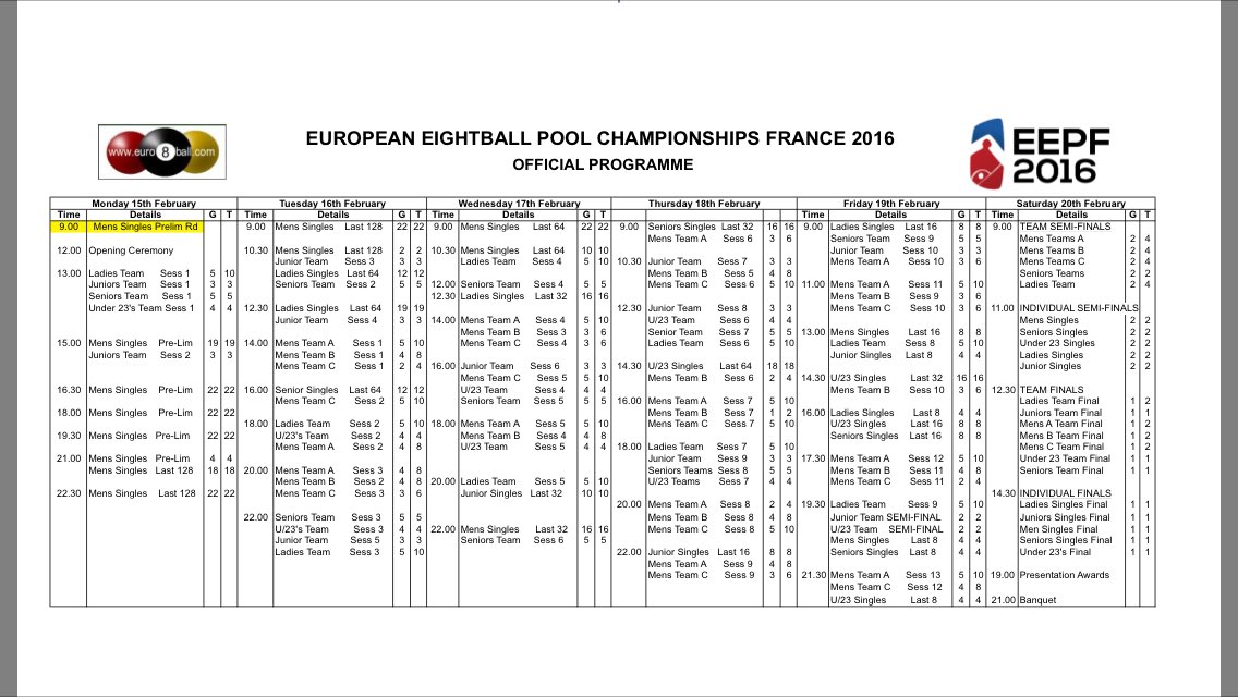 sepf_ladies's tweet image. Full schedule